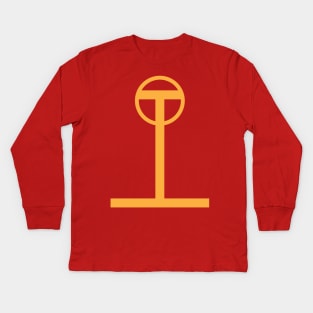 Red Tornado Kids Long Sleeve T-Shirt